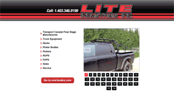 Desktop Screenshot of liteindustries.ca